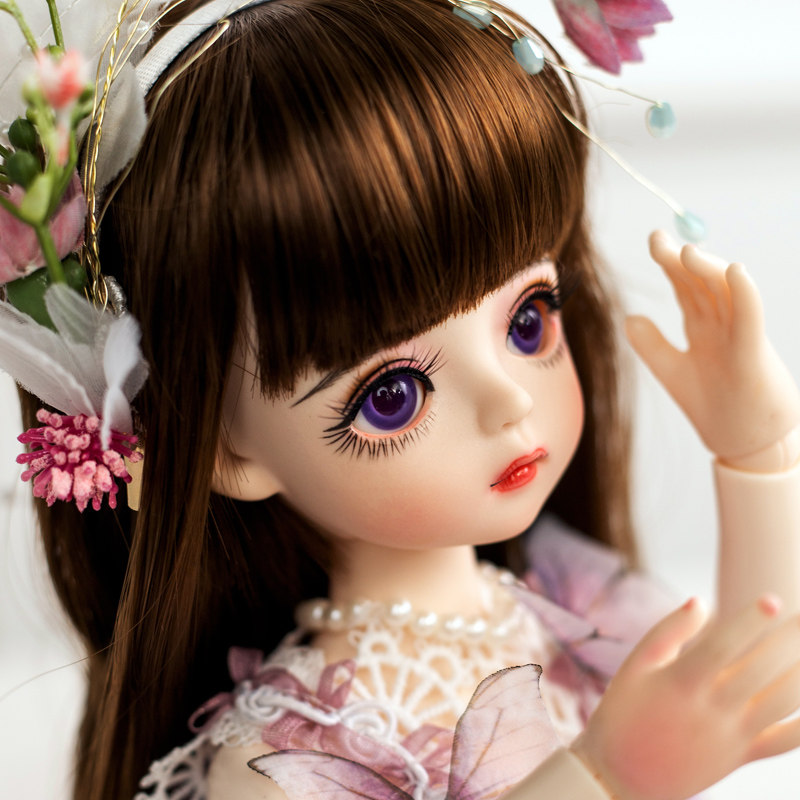 30cm手工改妆6分实体关节bjd仿真女孩儿童公主玩具洋娃娃生日礼物