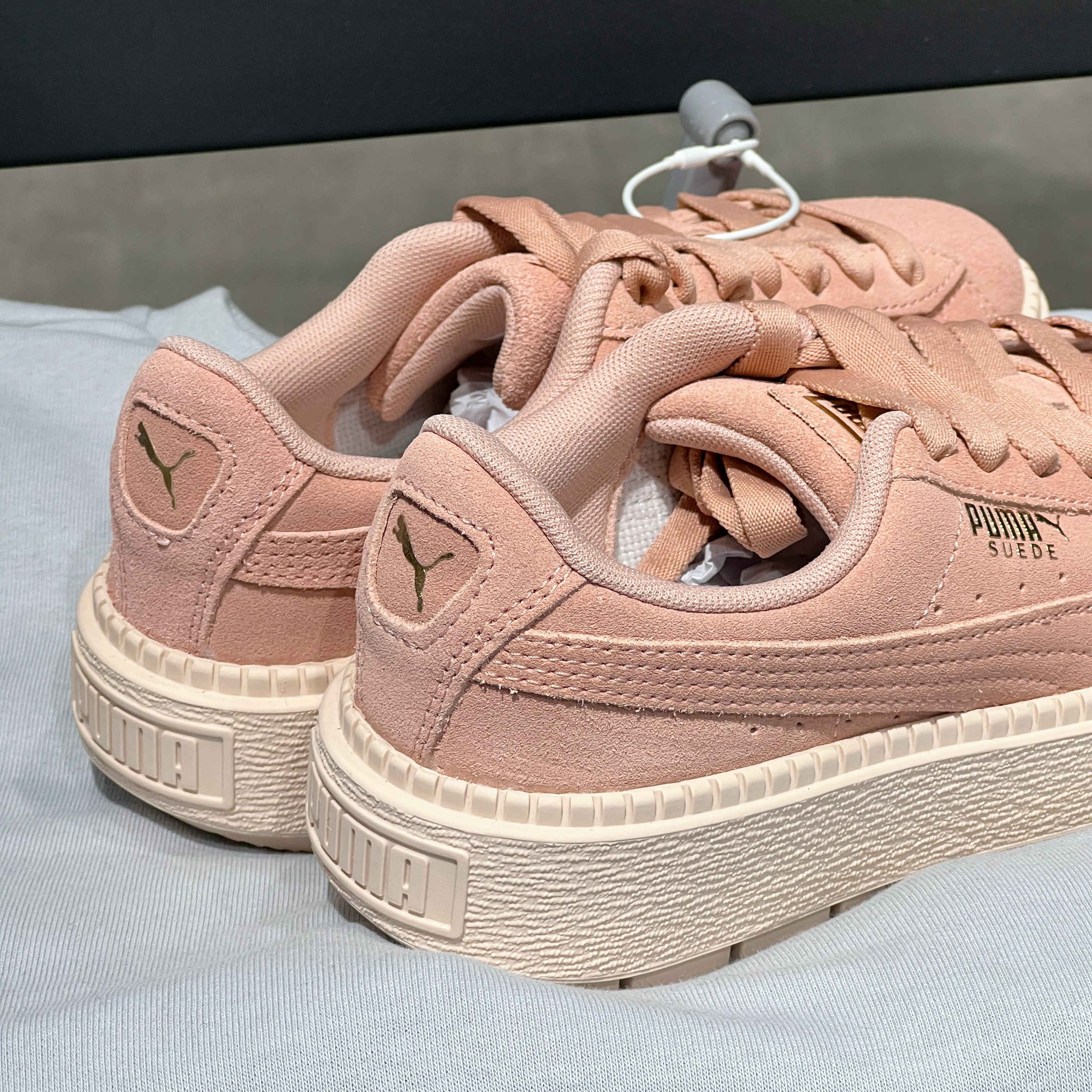 彪马puma蕾哈娜板鞋女粉色厚底松糕鞋低休闲鞋365830-05运动休闲鞋