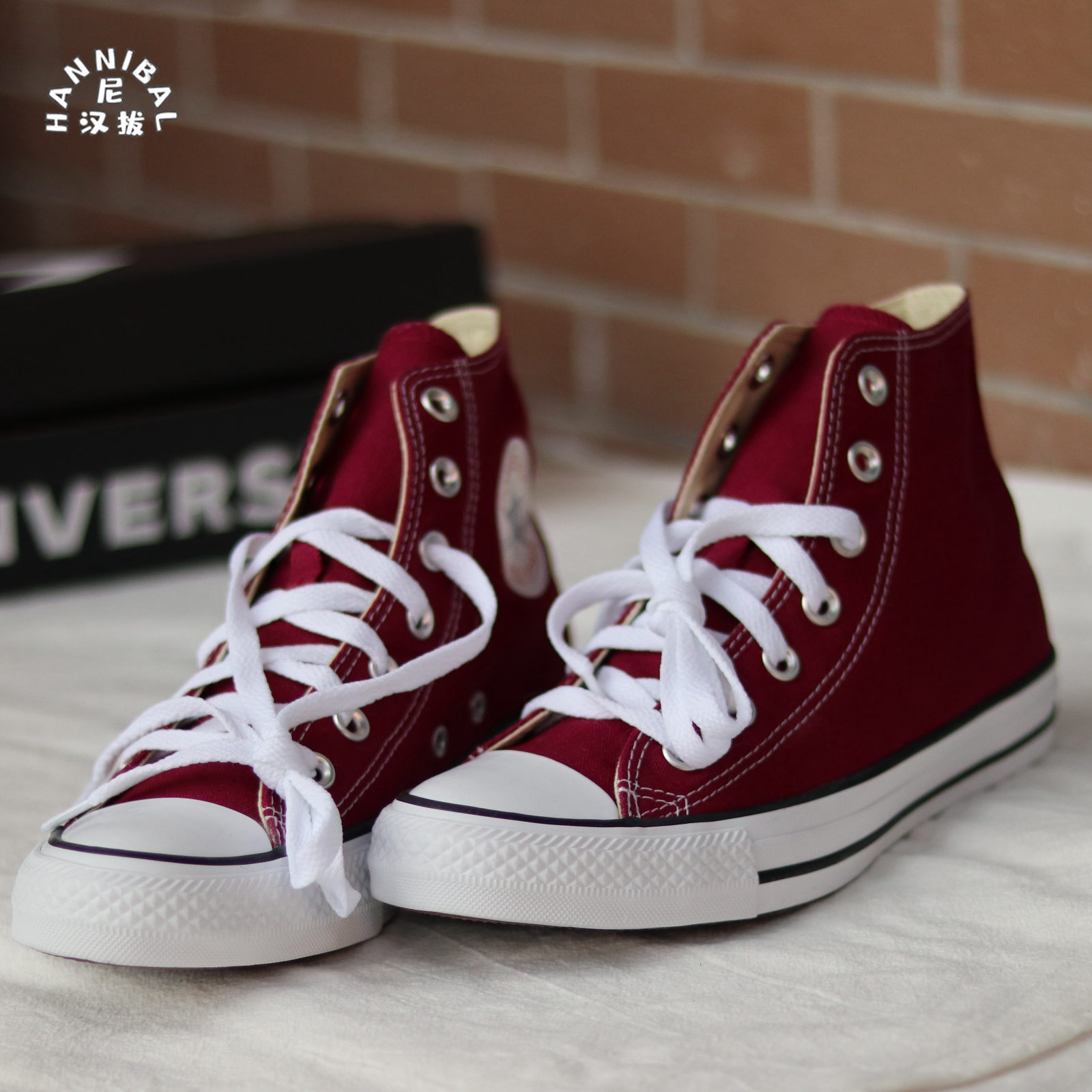 converse匡威allstar经典款酒红栗红色男女女高帆布鞋