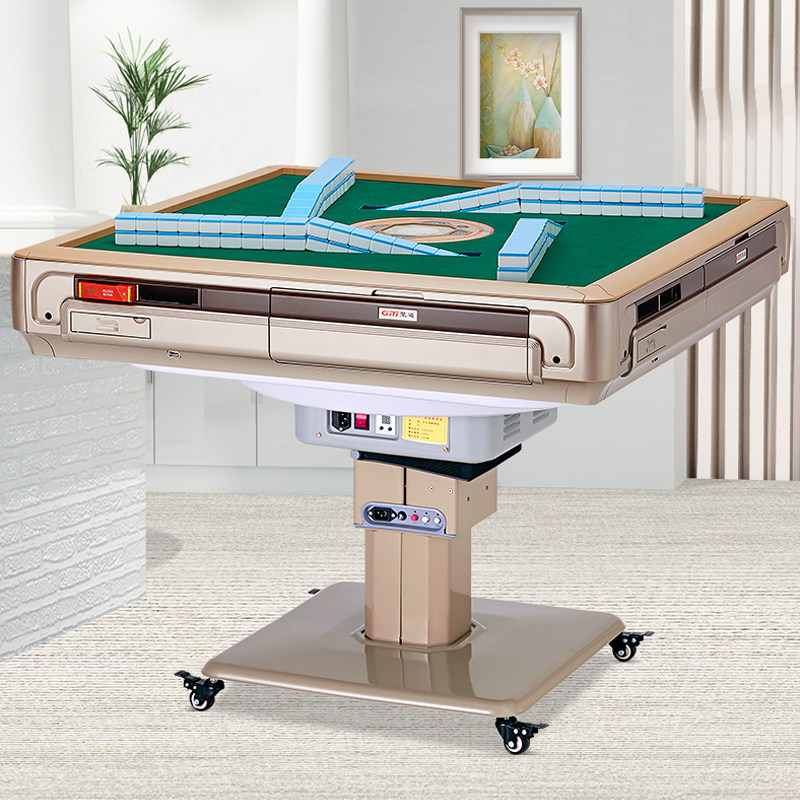 如喜电动折叠麻将机全自动过山车四口机麻将桌家用低音机麻 - 如喜