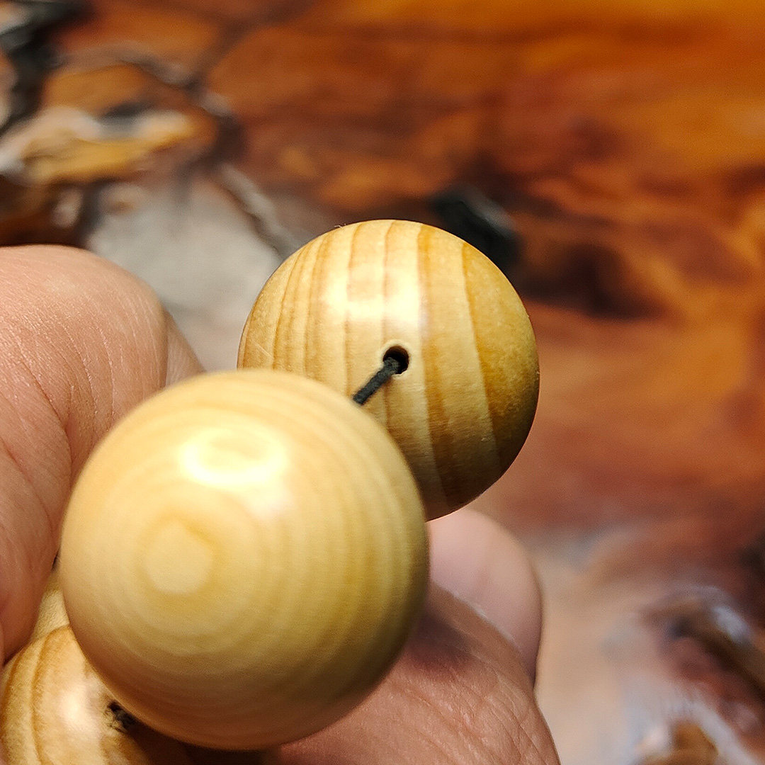 陌香榧木佛珠手串男女文玩老料念珠手链手工佛珠