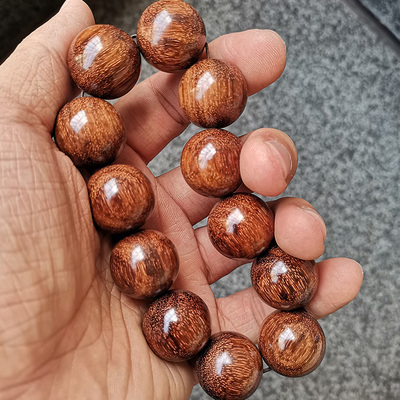 青陌 中美洲黄檀木 佛珠手串 老料男女文玩手链 手