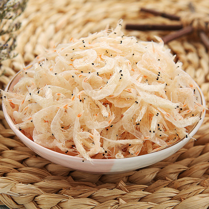 野生淡干虾皮特级无盐补钙新鲜海米虾米虾皮干货500g宝宝海鲜特产