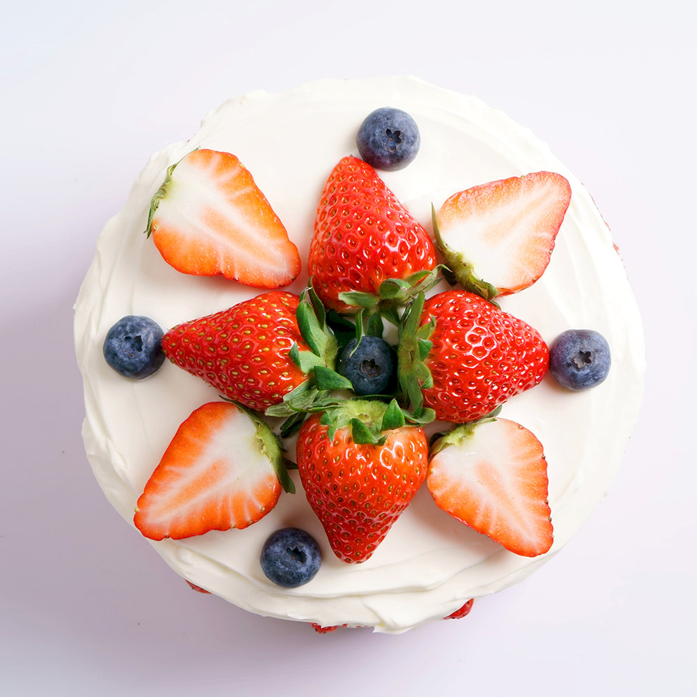 蛋糕菲颂cake草莓生日新鲜低糖丝绒北京上海新鲜蛋糕