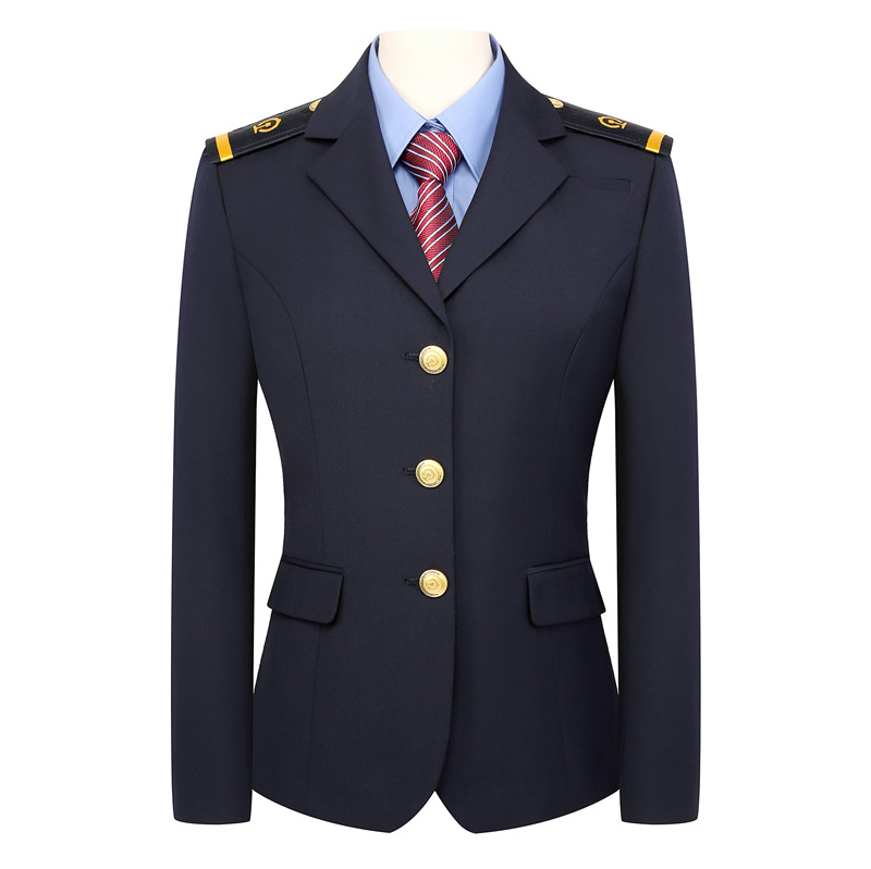 铁路新式路服男女春秋制服新款藏青色西服西裤套装工作服职业装