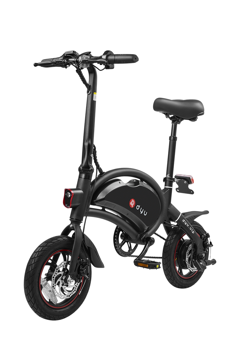 大鱼电动自行车 新国标折叠电动车小型亲子车男女代步电动电瓶车