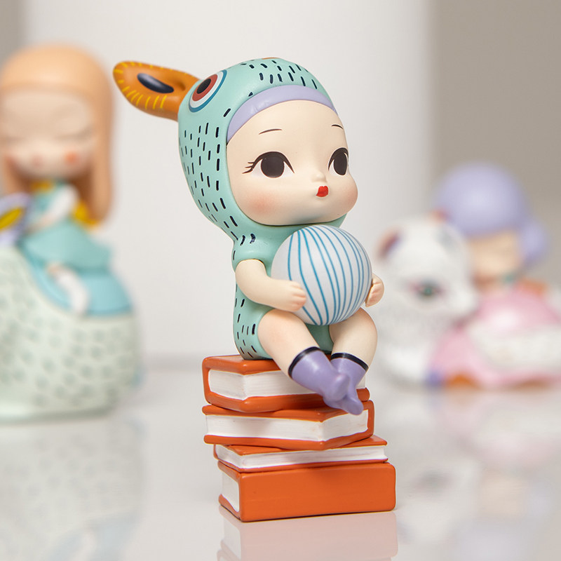 暗夜童话盲盒潮玩摆件可米生活创意车载公仔摆件