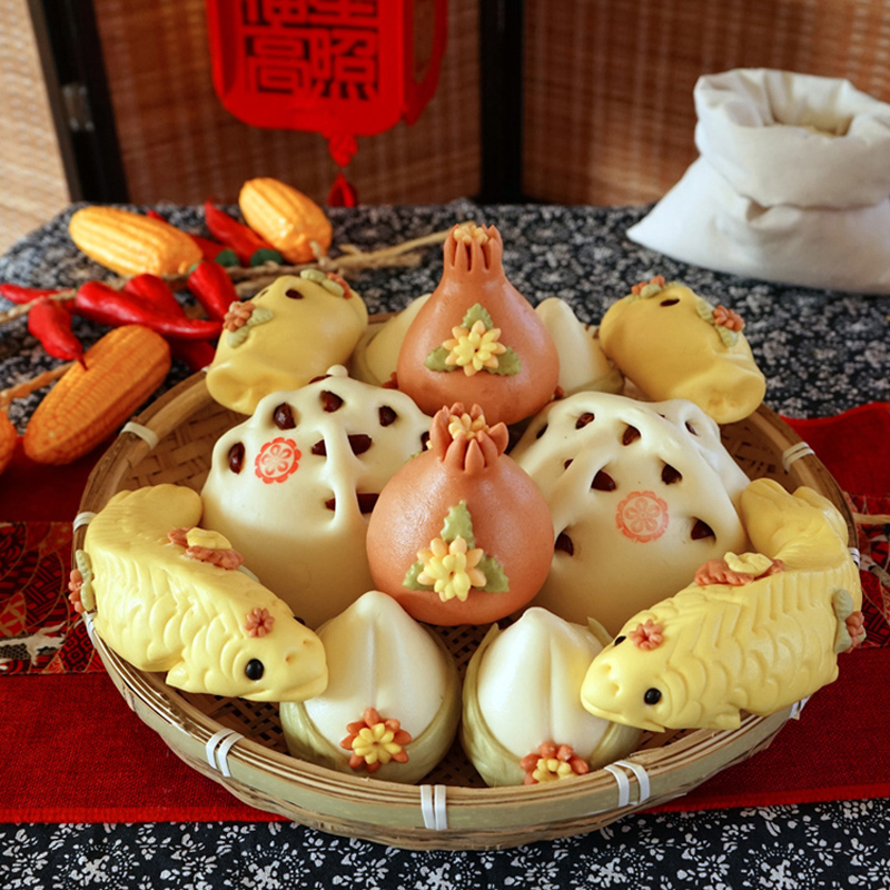 胶东饽饽春节节日年货馒头礼盒送礼包点