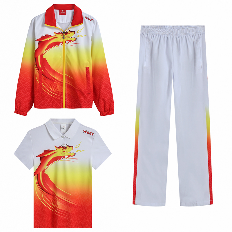 中国国家队运动服套装训练团体长袖运动员国服跆拳道