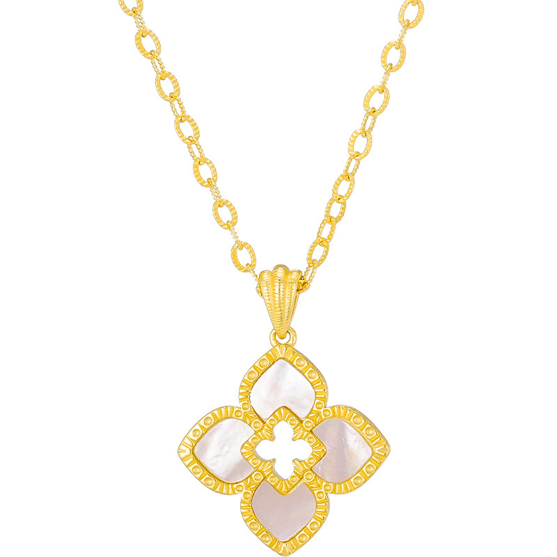 经典款大四叶草项链轻奢小众法式复古配饰高级项链