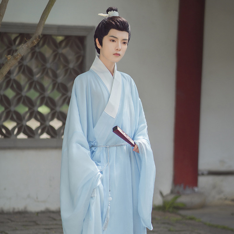 七巧原创汉服明制传统提花道袍夏季男女女款汉服