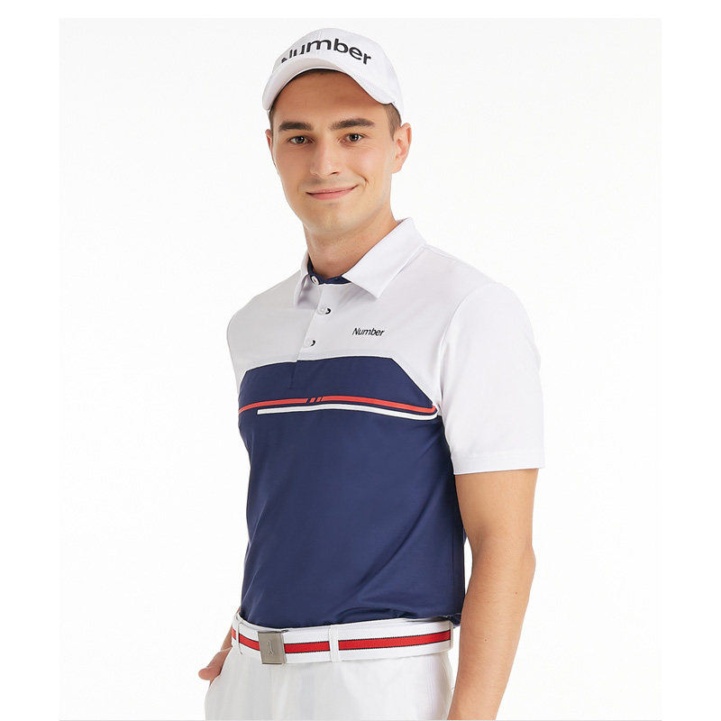 number新品男装polo短袖男士户外休闲运动上衣高尔夫高尔夫服装