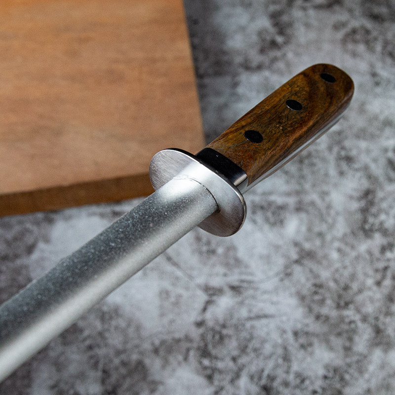 磨刀高碳钢细纹屠宰厂卖肉屠夫专用大号挡刀棍棒磨刀器