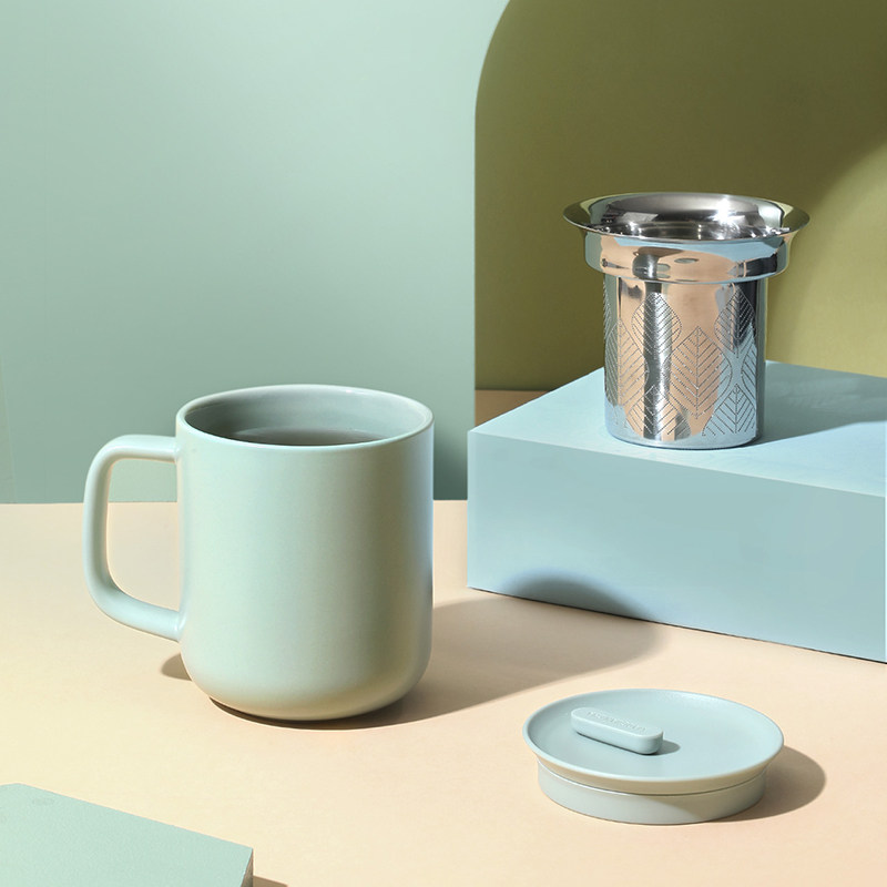 小罐茶缤彩杯茶具家用男女泡茶杯子茶水分离茶杯办公室水杯年货