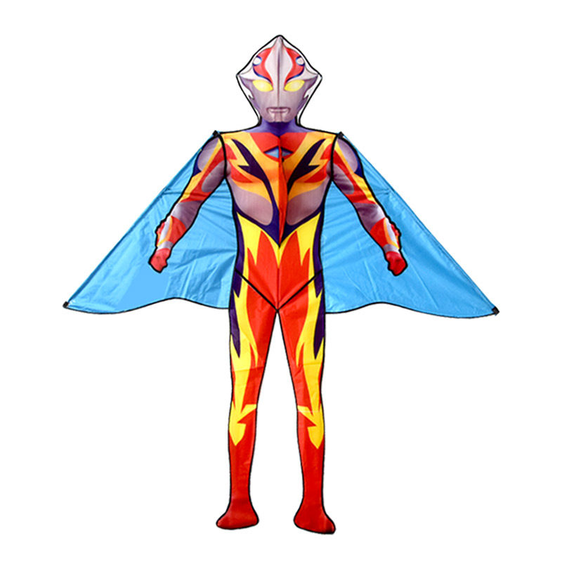 新款奥特曼风筝高档初学儿童专用微风易飞男孩风筝