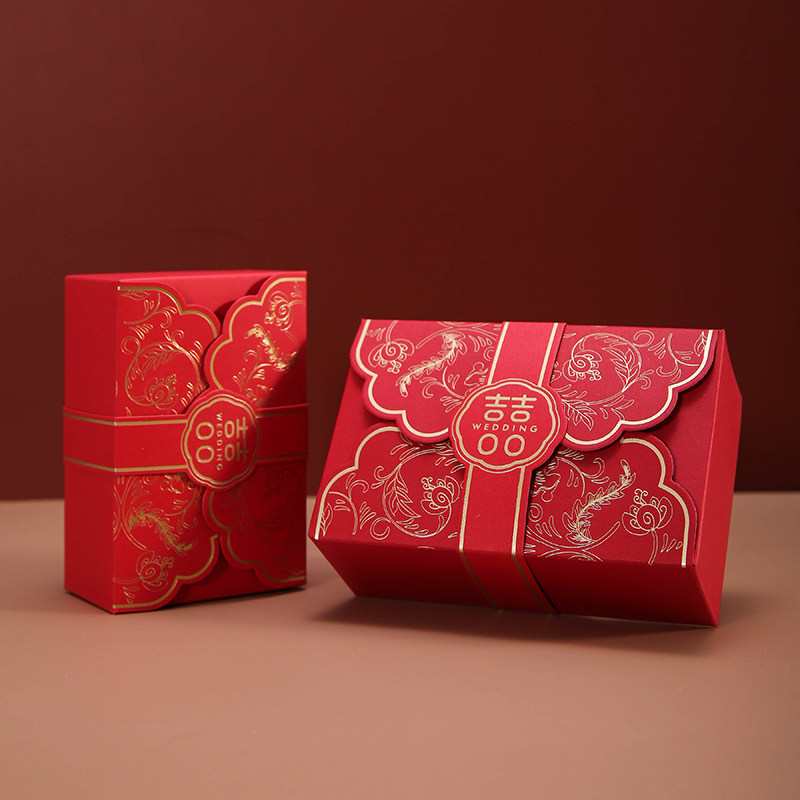 糖盒煜天新款创意中式腰封喜糖高级感国潮空盒糖盒