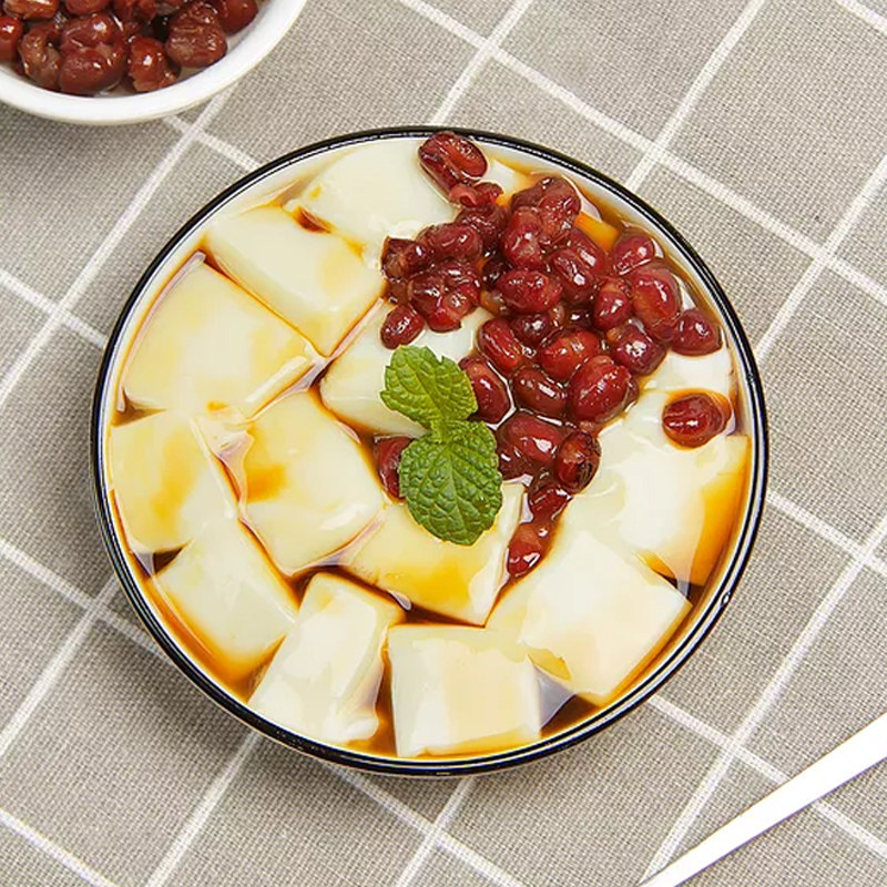 布丁豆花预拌自制味群甜品果冻