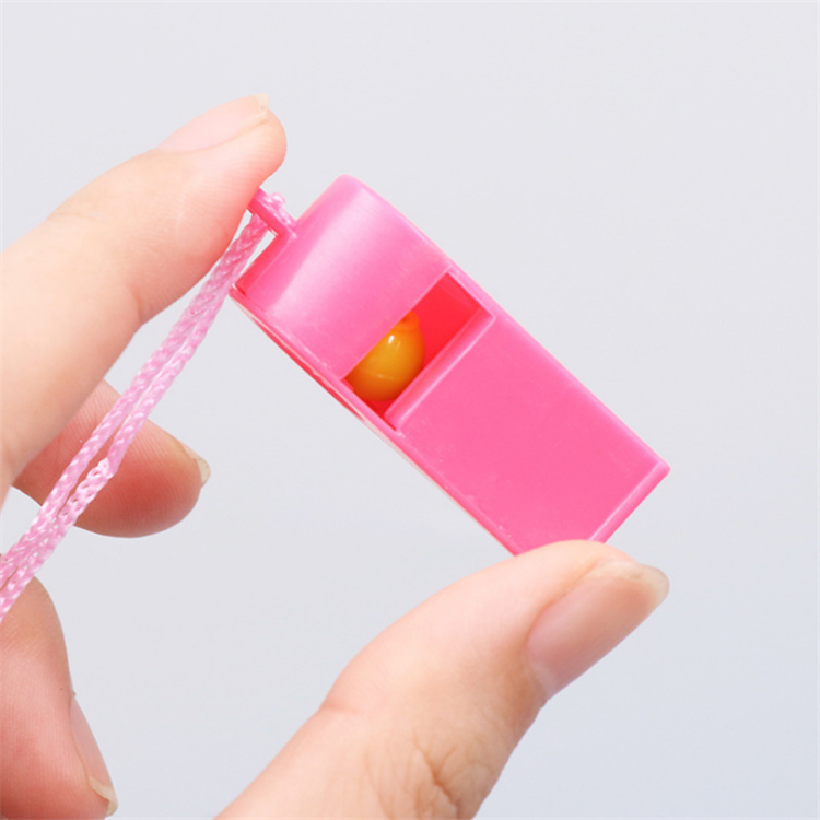 哨子塑料彩色色带裁判口哨球迷儿童玩具bb哨微哨子