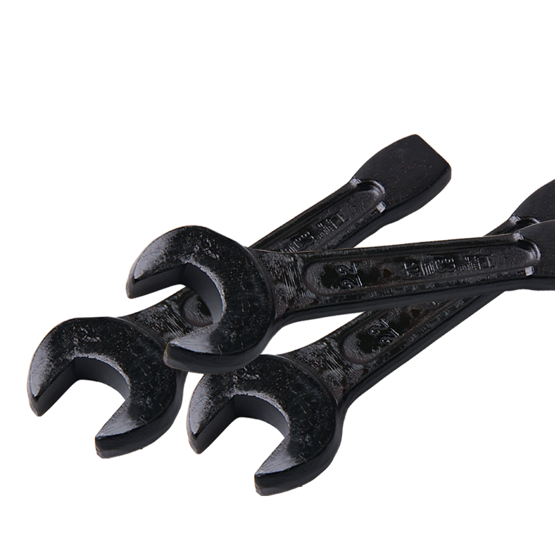 扳手长城精工敲击工具重型开口单头死单头呆扳手