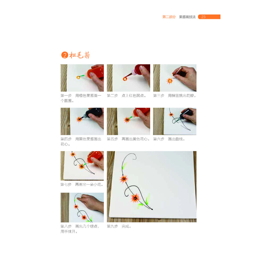 果酱技法画盘盘饰围边装盘菜肴入门自学一本通饮食文化书籍