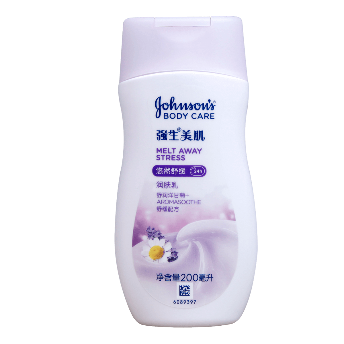 强生美肌悠然舒缓润肤乳200ml全身保湿补水滋润女护体乳夜久留香