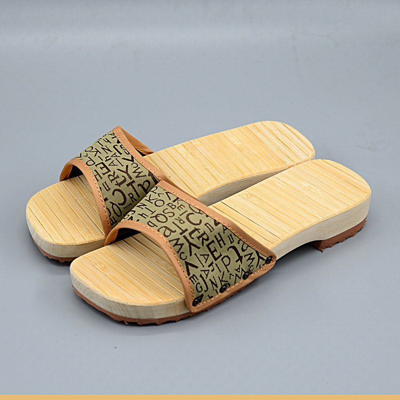 拖鞋广西民族风元真情侣木屐甜美防滑滑坡跟木居家凉拖