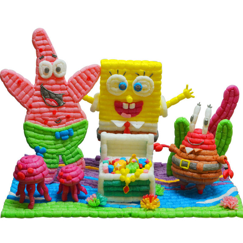 魔法玉米粒 儿童diy玩教具益智幼儿园美工区材料创意手工制作材料