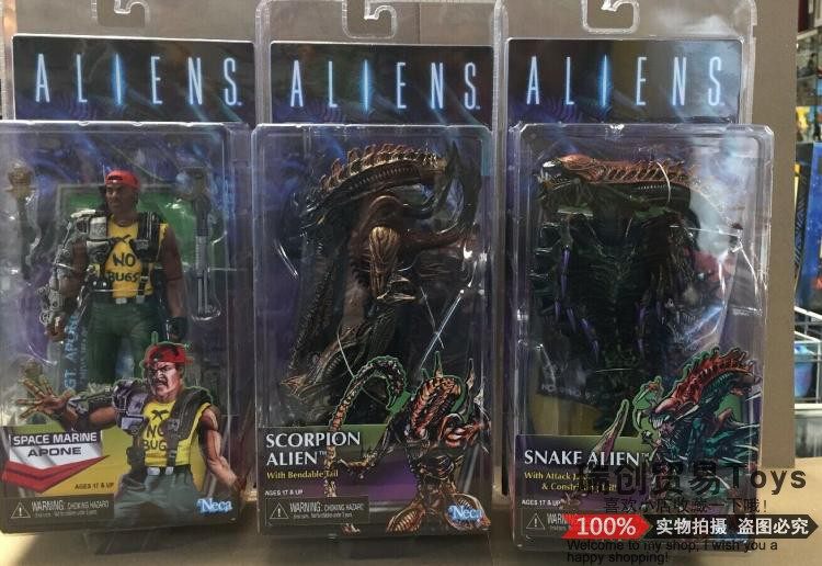 异形necaalienkenner形虫蝎子7寸人偶手办公仔潮玩盲盒