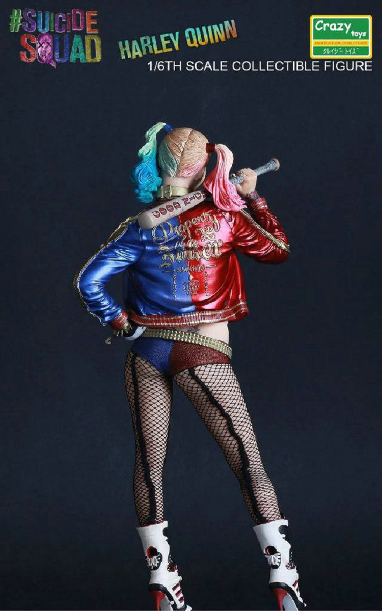 瑞创x特遣队自杀小分队crazytoys12寸joker小丑女哈莉奎茵手办