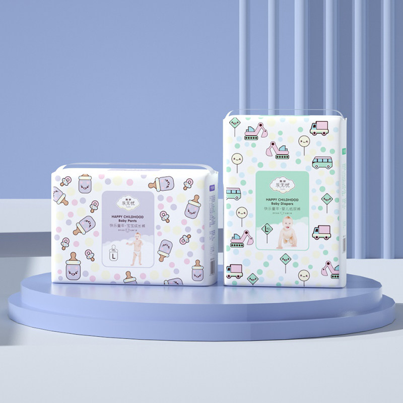 索菲乐无忧快乐童年拉拉裤成长裤纸尿裤通用超薄干爽透气尿不湿