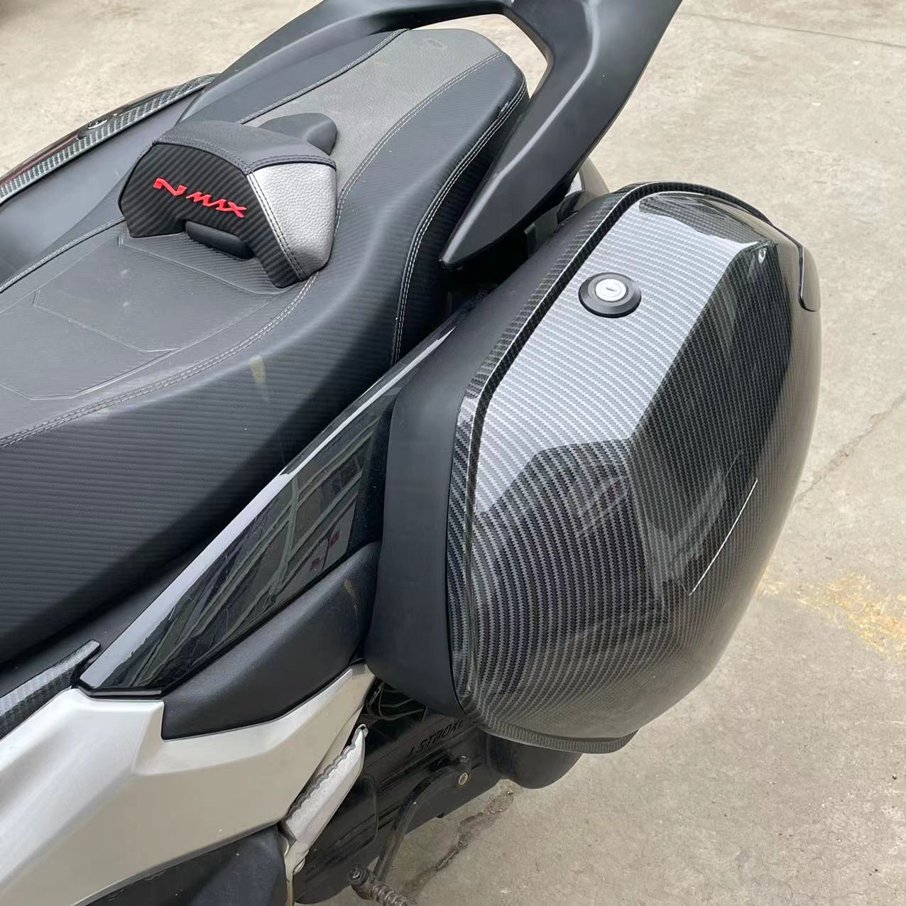 适用于雅马哈yamaha摩托车改装nmax155侧边猛士天鹰ts150摩托车前挡风