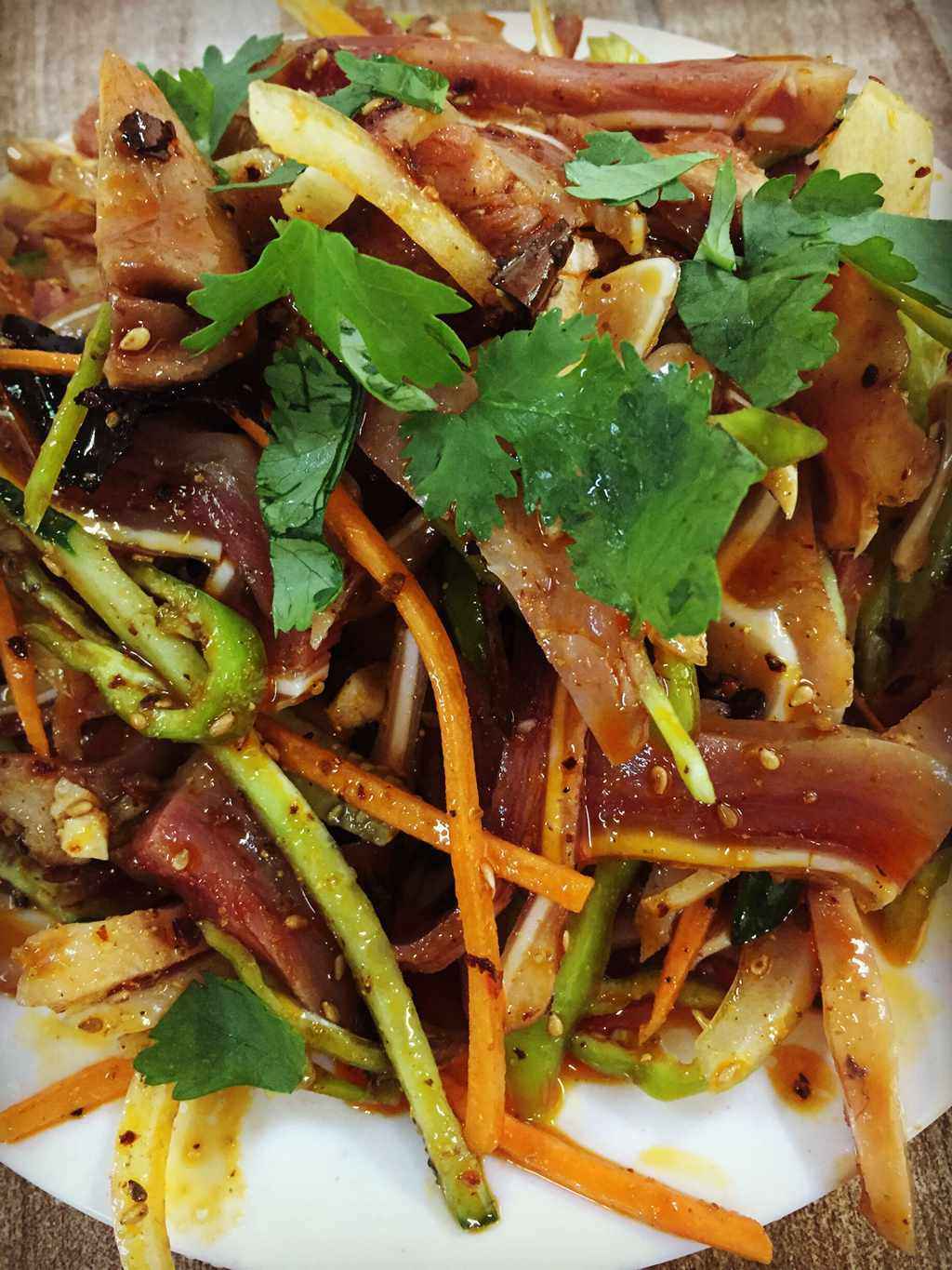 鸡西鑫园辣菜冷面东北北朝鲜特色风味小吃凉拌拌菜凉菜