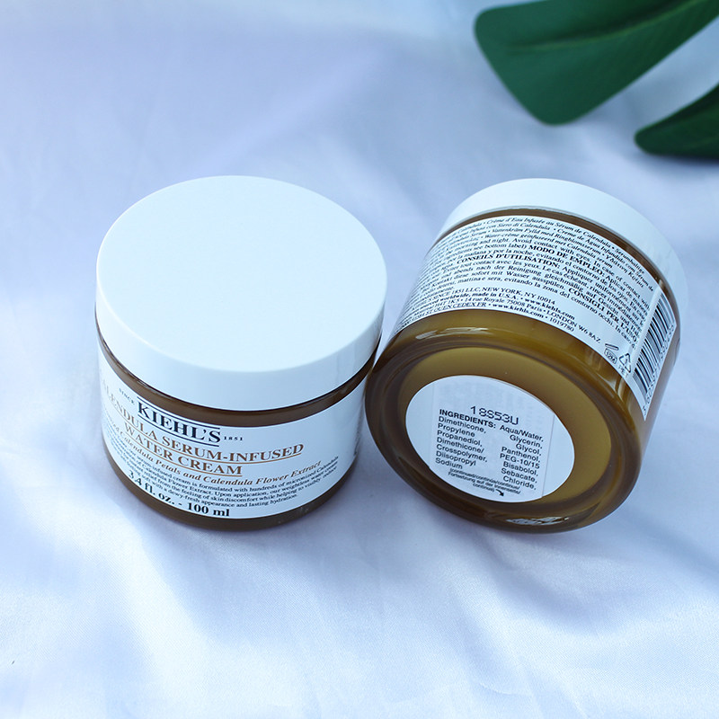 现货kiehls科颜氏金盏花精华面霜 爆水霜100ml 平衡水油补水保湿