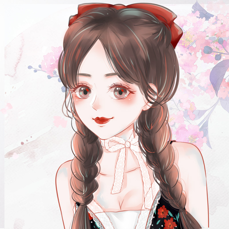 头像手绘定制卡通漫画真人约稿设计制作二次二次元元人卡通