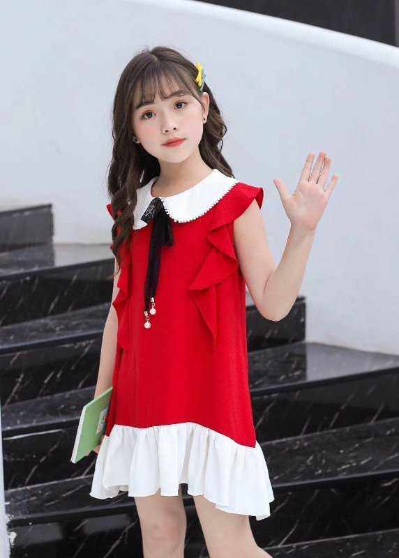 女童连衣裙夏装2020新款童装网红洋气小女孩公主连衣裙