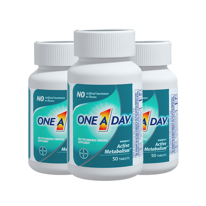 拜耳oneday女士优化新陈代谢综合复合维生素燃动复合维生素