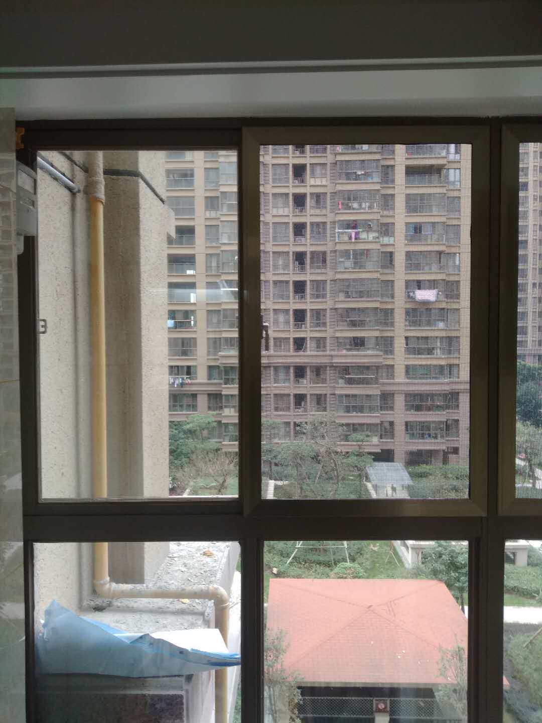 纱窗苏州防蚊定制防盗防护卷轴隐形金刚铝合金纱窗