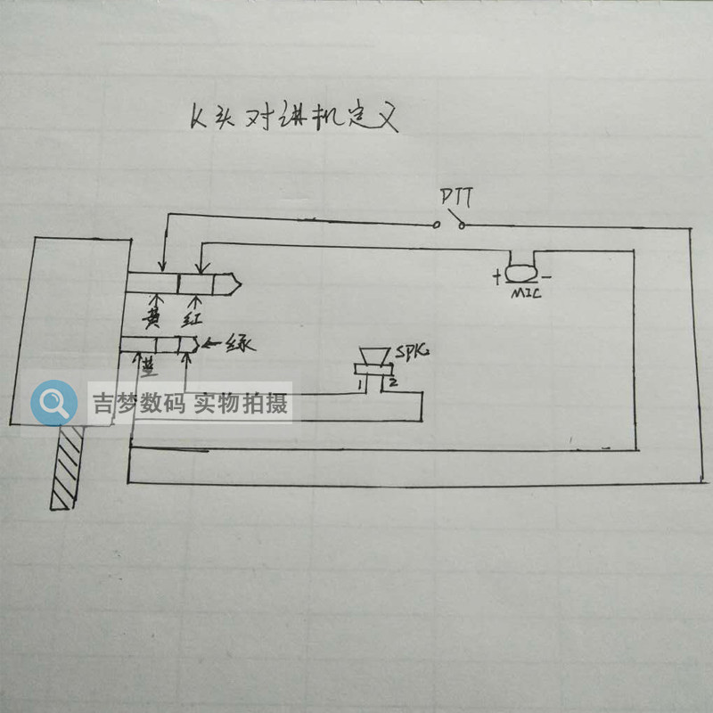 建伍肩咪手台宝锋泉盛适配配件话咪diy咪线对讲机配件