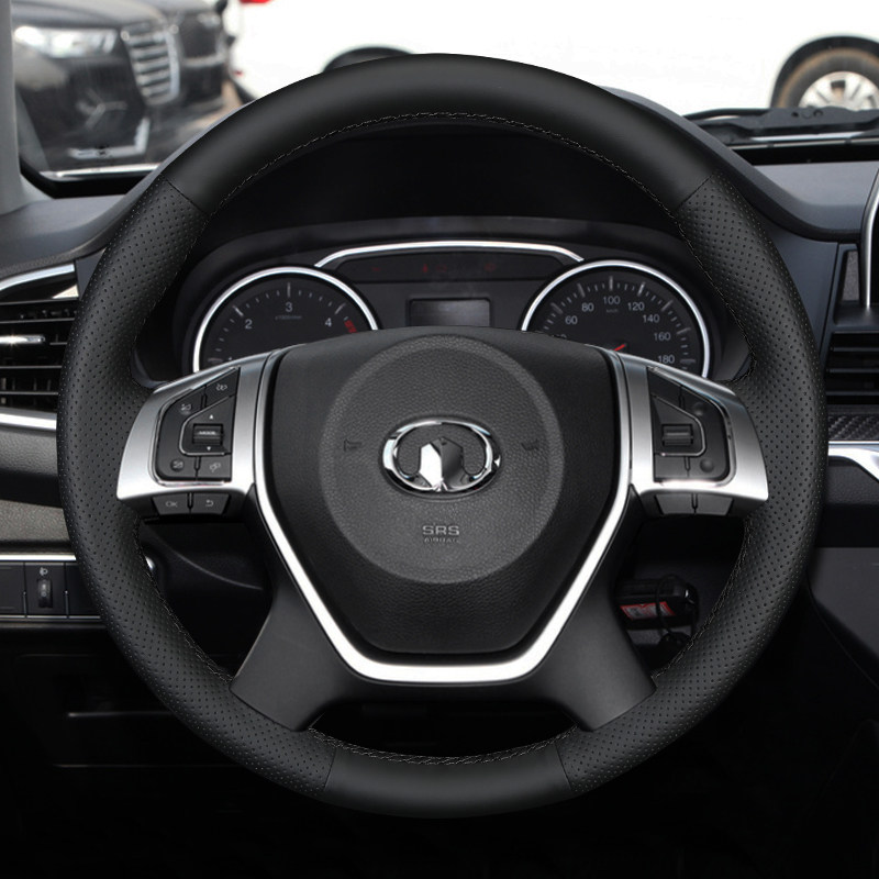 长城皮卡四季金刚风骏套风炮风方向盘手缝真皮方向盘套