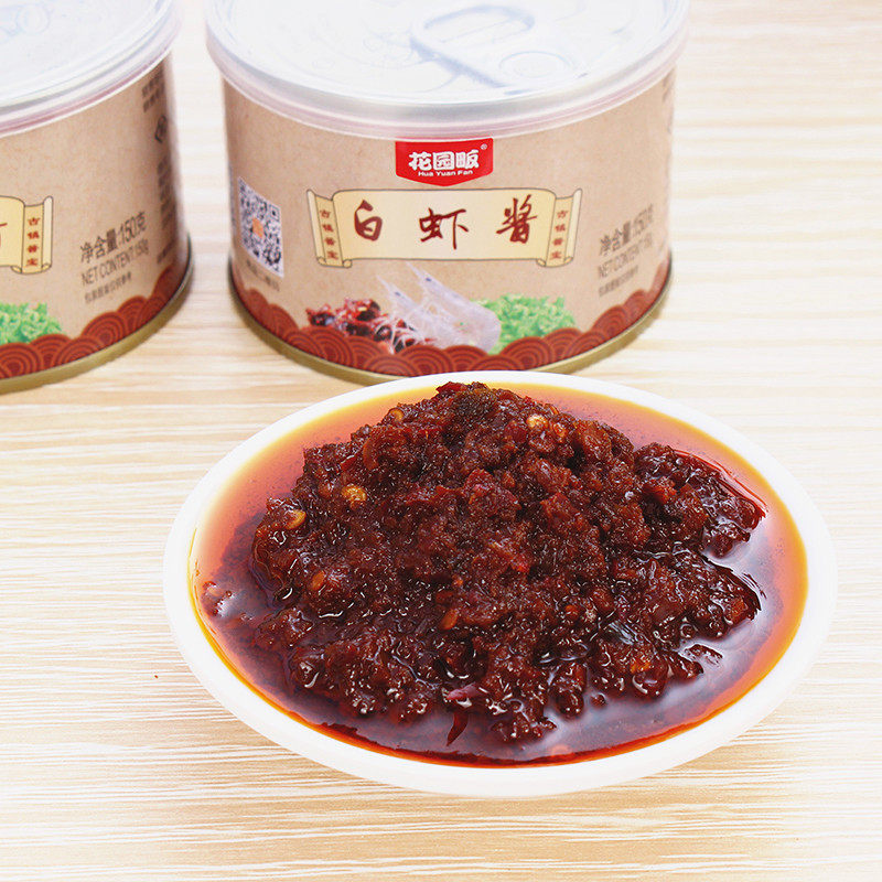 虾酱古镇白虾酱2罐花园香辣酱宝乌镇风味旅游虾酱