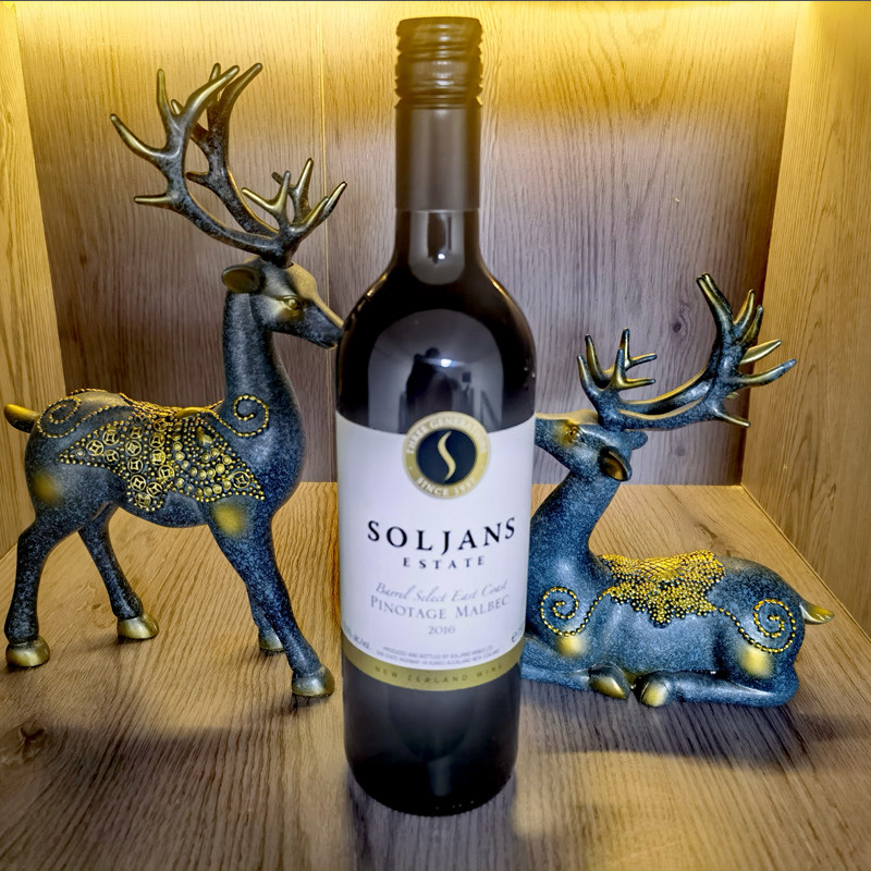 新西兰进口索里金斯金马皮马皮诺塔塔基马尔贝克干红静态葡萄酒