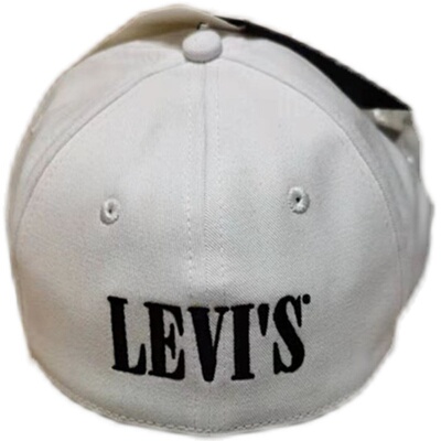 李维斯levis专柜380210332男士休闲logo运动白色遮阳棒球帽子