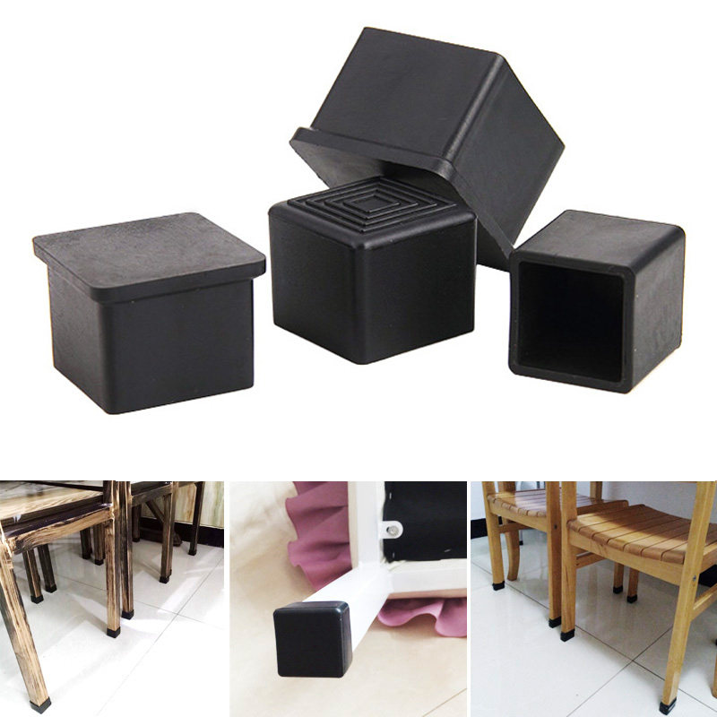 方管课桌椅凳脚套脚垫实木地板防滑橡胶家具硅胶腿套桌椅脚套