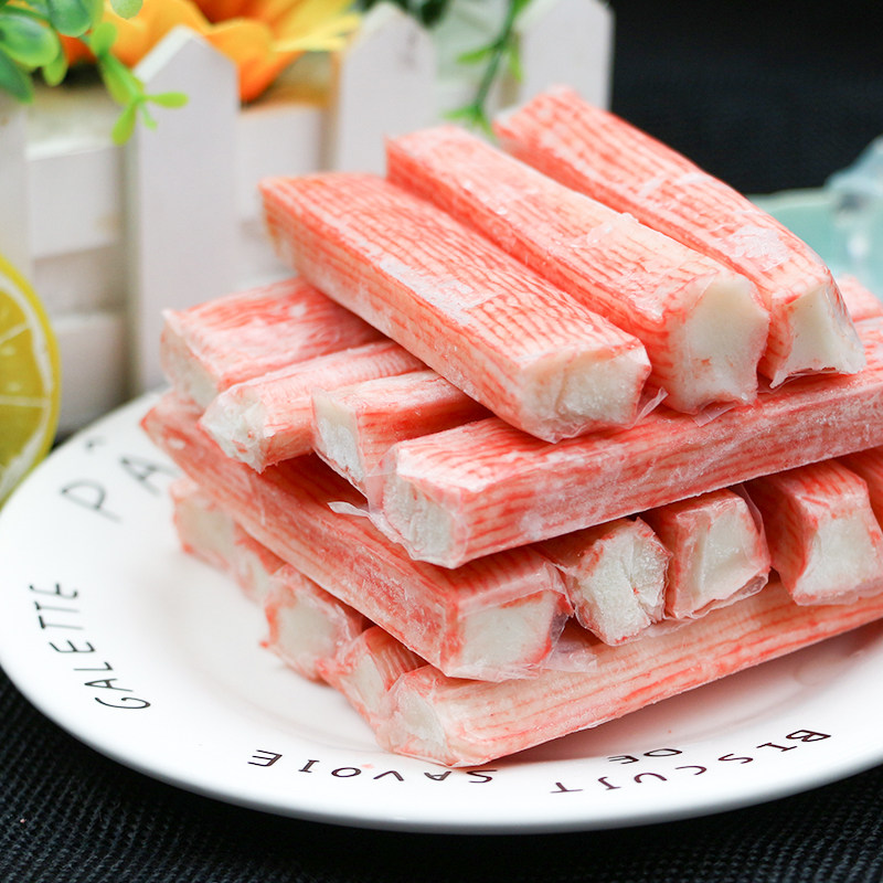 无法呼吸仿大崎蟹足棒肉火锅蟹柳配菜即食日式手撕蟹柳专用日本