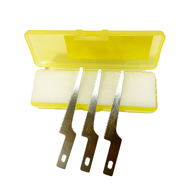 olfaak4kb4ns刀片锯齿小型爱利华模型修整刻刀刀片