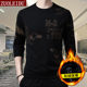 Spring and autumn long-sleeved t-shirt men's sweater middle-aged men's bottoming shirt winter plus velvet t-shirt round neck top men's clothing trend Spring and autumn long-sleeved t-shirt men's sweater middle-aged men's bottoming shirt winter plus velvet t-shirt round neck top men's clothing trend