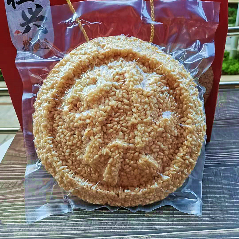 白散礼盒装广西玉林特产白伞白糤油炸爆米花3个5个装手工年货