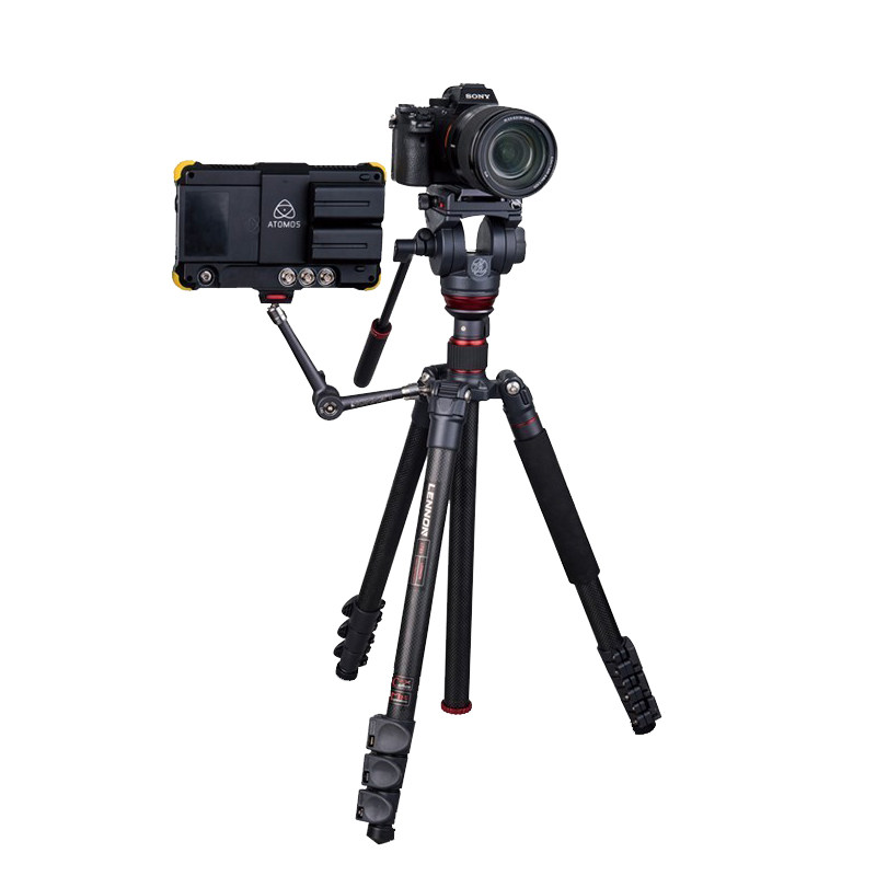 三脚架lennon烈龙lts3单反微单摄影摄像碳纤维便携独脚架脚架