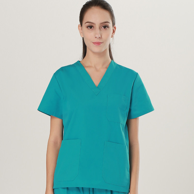 手术衣洗手衣隔离衣夏装短袖分体套装手术服医生服男女棉夏装