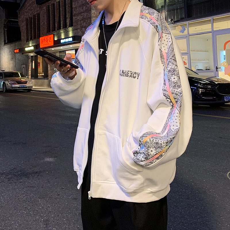休闲运动外套男春秋棒球服ins潮流韩版宽松夹克潮牌男生春季上衣